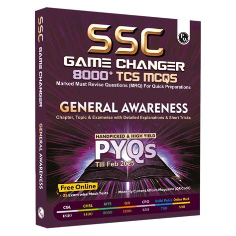 SSC Game Changer General Awareness 8000+ TCS MCQ | By Editorial Board ...