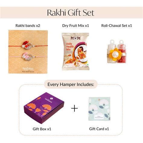 Rose and Pearl Set Of 2 Rakhi Gift Set Online - Premium Gift Hamper ...