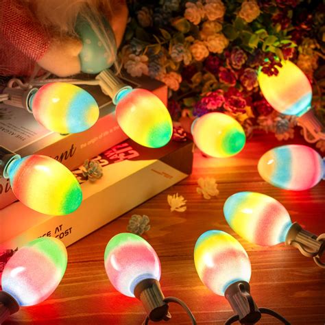 Enhon Easter Egg Lights String, 10.5 ft Multi Colored Easter Pastel Lights, Egg String Lights ...