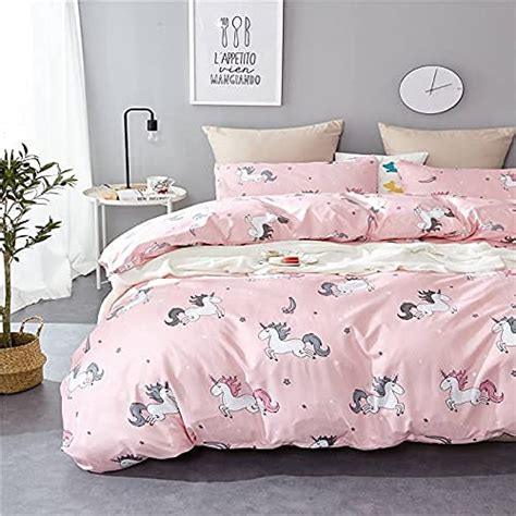TIQH Cartoon Unicorn Print Reversible Soft Poly Cotton Ac Blanket/Dohar ...