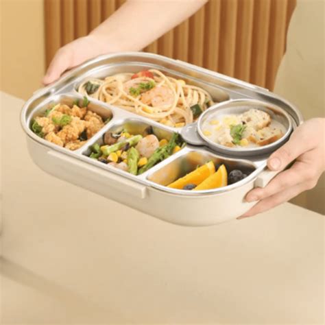 Shop Stainless Steel Leakproof and Microwave-Safe Insulated Lunch Box