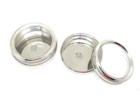 "NYRA Stainless Steel Sweet Box - Elegant and Durable Sweet Storage ...