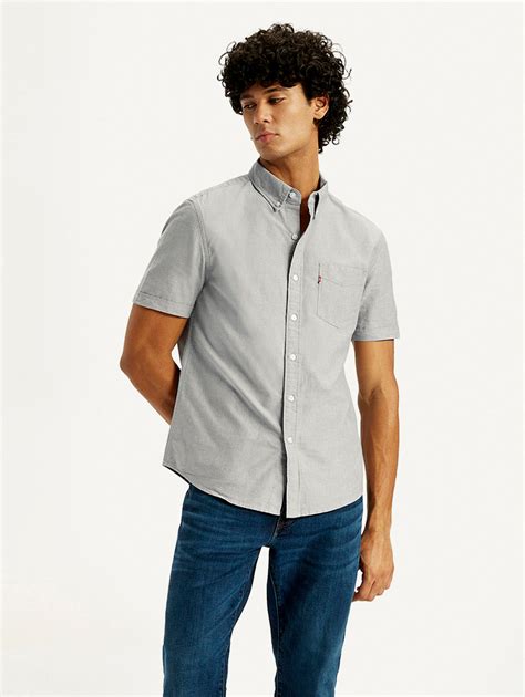 Men's Solid Slim Fit Oxford Shirt – Levis India Store