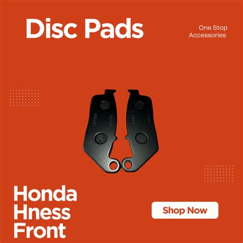 Front and Rear Disc Pad For Honda Hness CB 350 | One Stop ...