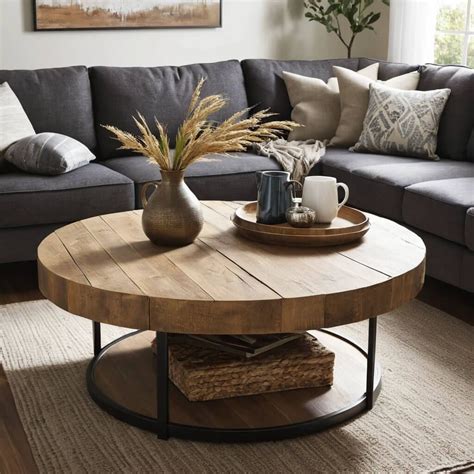 Round Coffee Table Decor Ideas