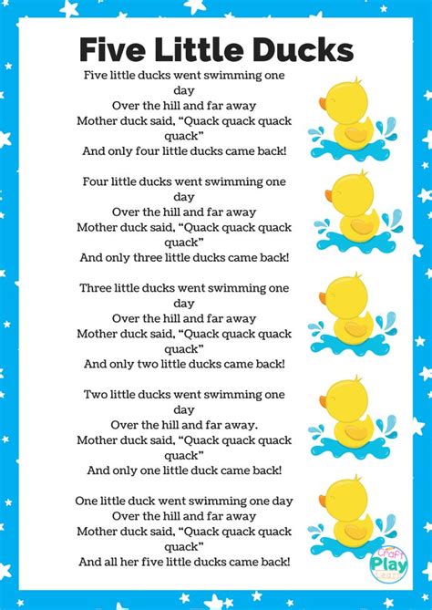 Nursery Rhymes Printable Free