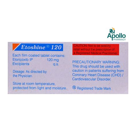 Etoshine 120 Tablet 10's Price, Uses, Side Effects, Composition ...