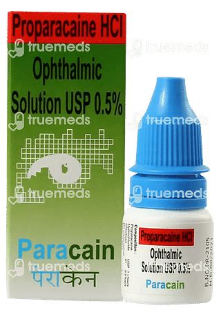 Paracain 05 Eye Drops 5 Ml - Uses, Side Effects, Dosage, Price | Truemeds