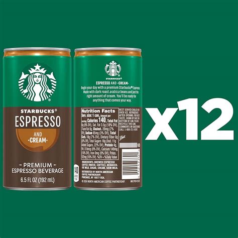 Starbucks - RTD Coffee Espresso And Cream, 6.5oz India | Ubuy