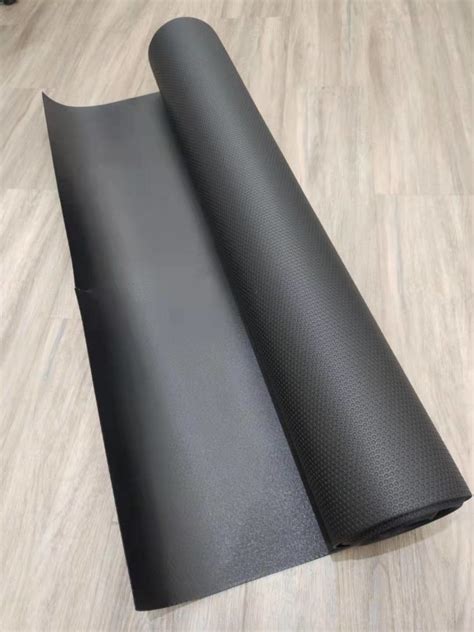Embossed Pattern SPC Flooring Underlay Foam 10 Times Black PE