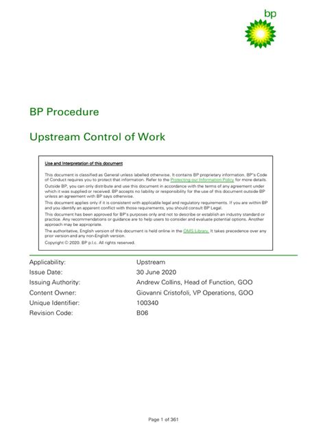 Image result for Control of Work Permit BP
