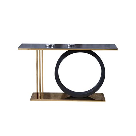 Opal Black Console Table – Indian Nest