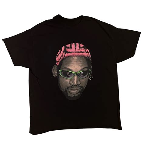 Dennis Rodman Homage Tee, Vintage Dennis Rodman Graphic Tee - Etsy