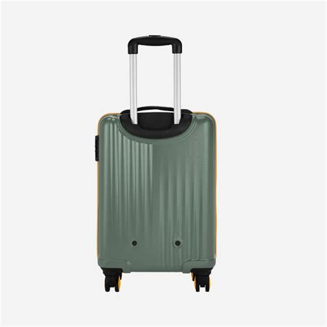 Buy Safari City Miles Thyme Green Trolley Bag with Anti-theft zipper ...