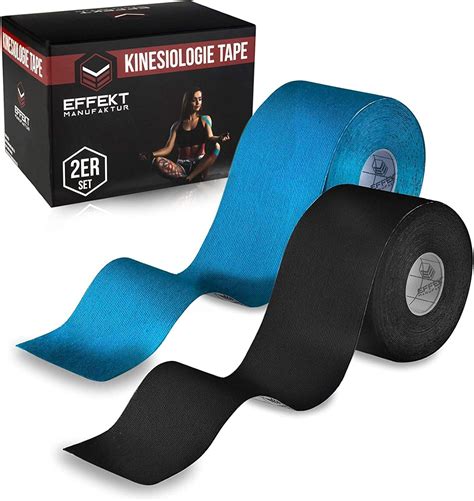 Effekt Kinesiology Tape Waterproof (5 m x 5 cm), 2 Rolls - Elastic ...