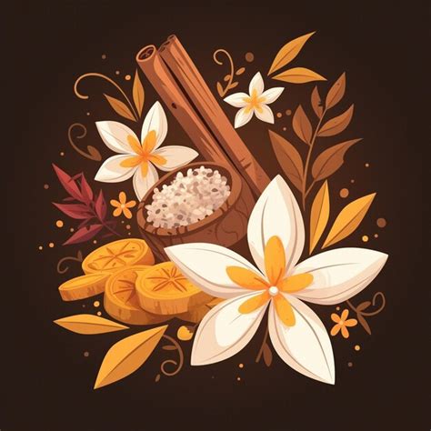 Indonesian spice patterns with vibrant colors | Premium AI-generated vector