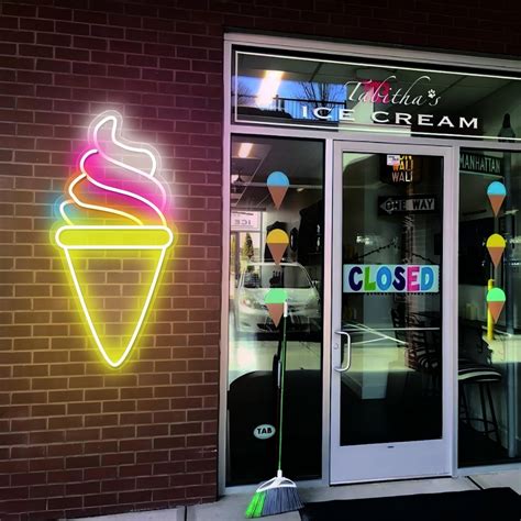 Ice Cream Neon Signs |custom Coffee Shop Sign|handmade Restaurant Led ...