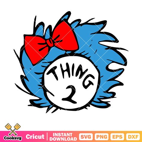 Dr Seuss Thing 1 Logo