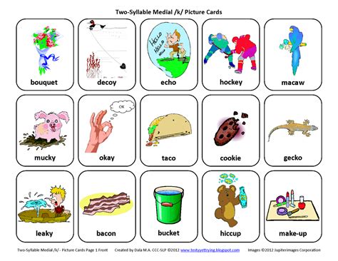 Mommy Speech Therapy Final S Words