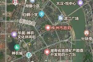 株洲市地图 - 卫星地图、实景全图 - 八九网