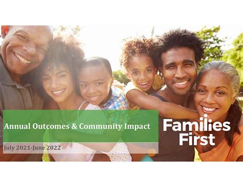 2021-2022 Annual Outcome Report | Families First