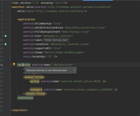 Android Manifest Tutorial 的图像结果