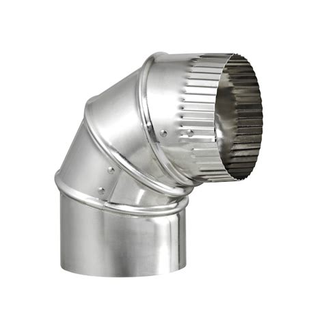 Lambro Aluminum Round Adjustable 90 Degree Duct Elbow L2310 at Lowes.com
