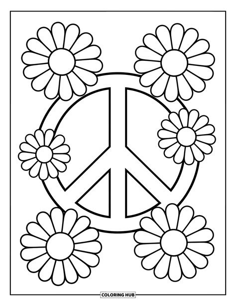 135+ Hippie Coloring Pages for Kids & Adults (Free Printable PDFs)