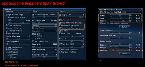 SpaceEngine Tutorial 的图像结果