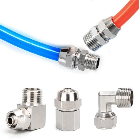 AELATNGS Copper Pneumatic Fittings Air Fitting OD 6 8 10 mm India | Ubuy