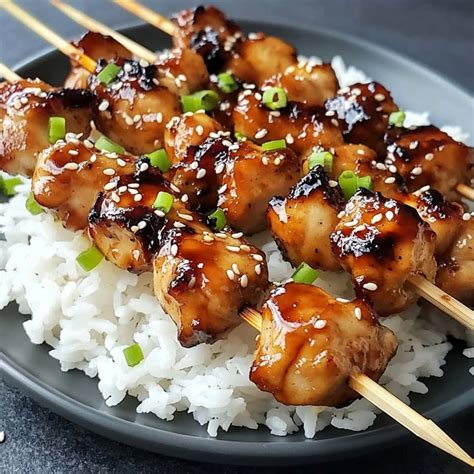 Teriyaki Chicken Skewers - Insanely Good