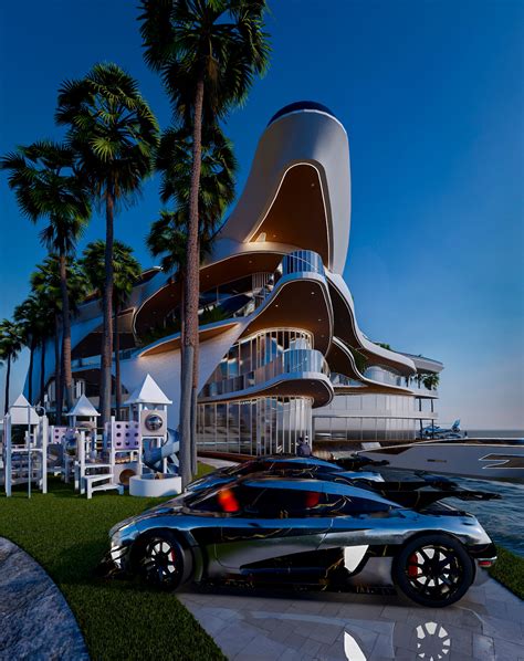 Messis House And Cars