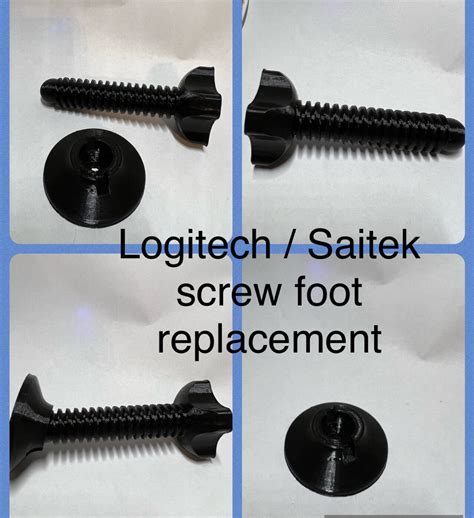 Buy Logitech G / Saitek Pro Flight Yoke Mounting Screw + Foot Base ...