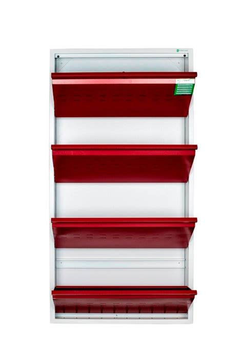 Panajoy Four Door Mega Wall Mounted Shoe Rack- Wine Red : Amazon.in ...