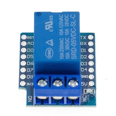One Channel Wemos D1 Mini Relay Shield Wemos D1 Mini | Ubuy India