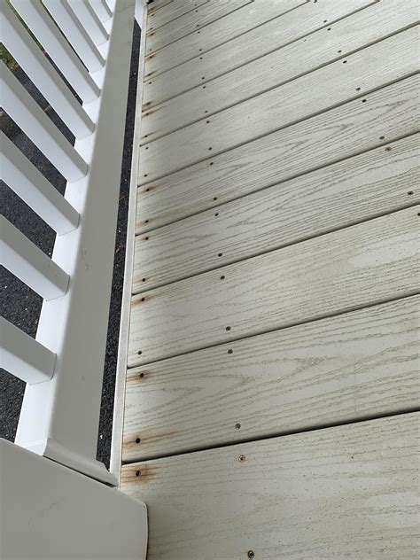 Advice on removing rust stains : r/Decks