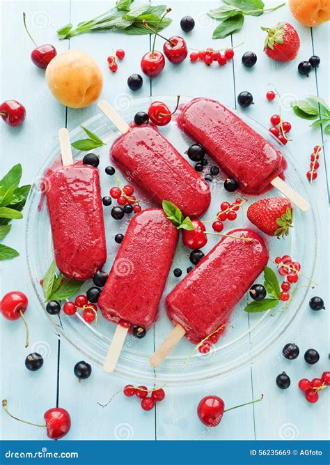 Berry sorbet stock image. Image of frozen, freshness - 56235669
