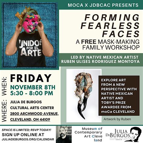 Forming Fearless Faces: A Free Mask-Making Family Workshop, Julia De ...