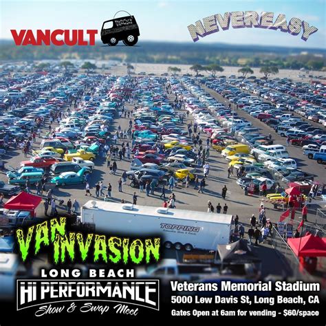 Long Beach Hi Performance Swapmeet Van Invasion, Veterans Memorial ...