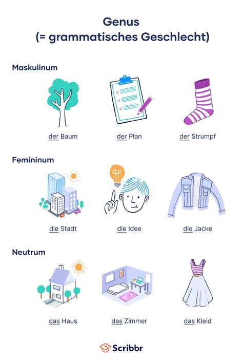 Genus im Deutschen – einfach erklärt