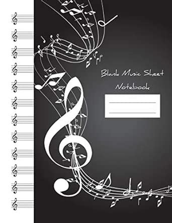 Buy Blank Music Sheets Notebook: Manuscript Paper Includes 12 Rows of ...