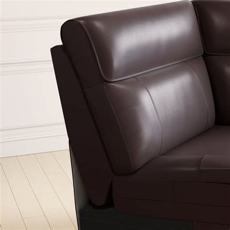 Buy Stockholm Half Leather 1-Seater Wedge Recliner from Home Centre at ...