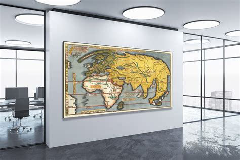 World Map, 1522 - Canvas Wrap