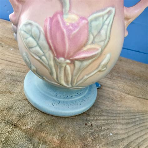 Vintage Hull Magnolia Vases, Pair of Hull Vases, Vintage Pottery Vases ...