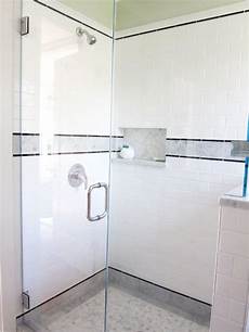 White Marble Subway Tile Bathroom by Shower With 3x6 Subway Tiles And White Carrerra Marble White Marble Subway Tile Bathroom