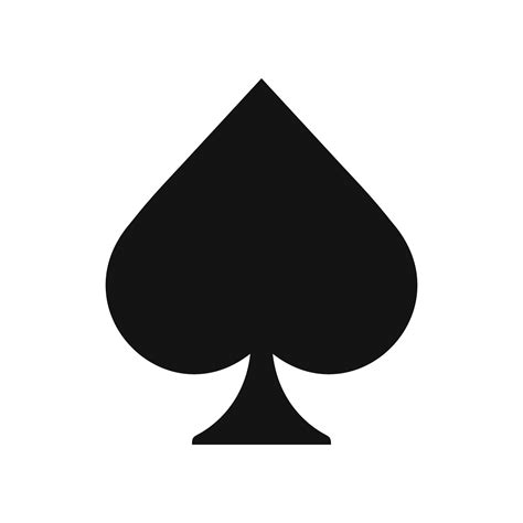 Black Spades Playing Cards Symbol Isolated Vector Illustration 24916409 ...