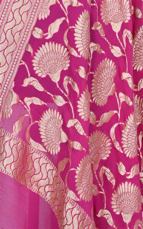 Khaddi Georgette Banarasi Dupatta – Weaver Street