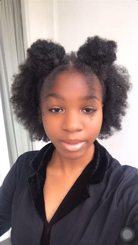 afro hair style@shayeonhair | Quick natural hair styles, Short natural ...