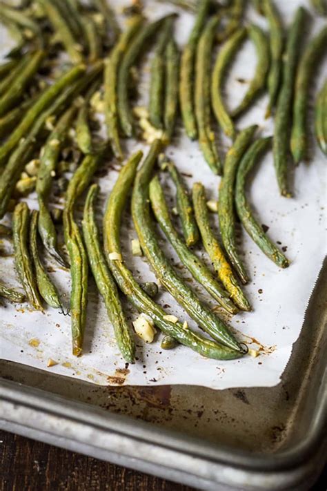 The Best Ever Oven Roasted Green Beans - The Wanderlust Kitchen