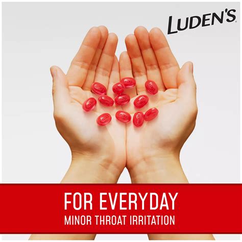 Luden's Soothing Throat Drops - Wild Cherry - Shop Cough, cold & flu at ...